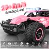 kolegend Remote Control Car for Girls 50+min Monster Trucks 20km/h 1:12 Scale 13 Inch All Terrains RC Truck with Flashing Chassis Lights Gift Toys for Girls Kids Boys view 3