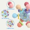 Baby Sensory Teething Toys - Baby Teether & Rattle - Gifts for Infant Newborn Boys Girls 0 3 6 9 12 18 Months - Toddler Montessori Educational Learning Toys view 3