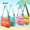 MUYIZI Shell Bags for Beach - Mesh Shell Collecting Bags for Kids, Picking Up Shells view 2