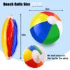 48 Pieces Summer Sunglasses Beach Balls Bulk Party Favors for Kids 24Pack Neon Sunglasses 24Pack Beach Balls Kid Boys Girls Graduation Party Supplies for Beach Day Pool Party Favors Goodie Bag Favors view 4