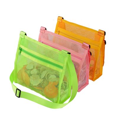MUYIZI Shell Bags for Beach - Mesh Shell Collecting Bags for Kids, Picking Up Shells