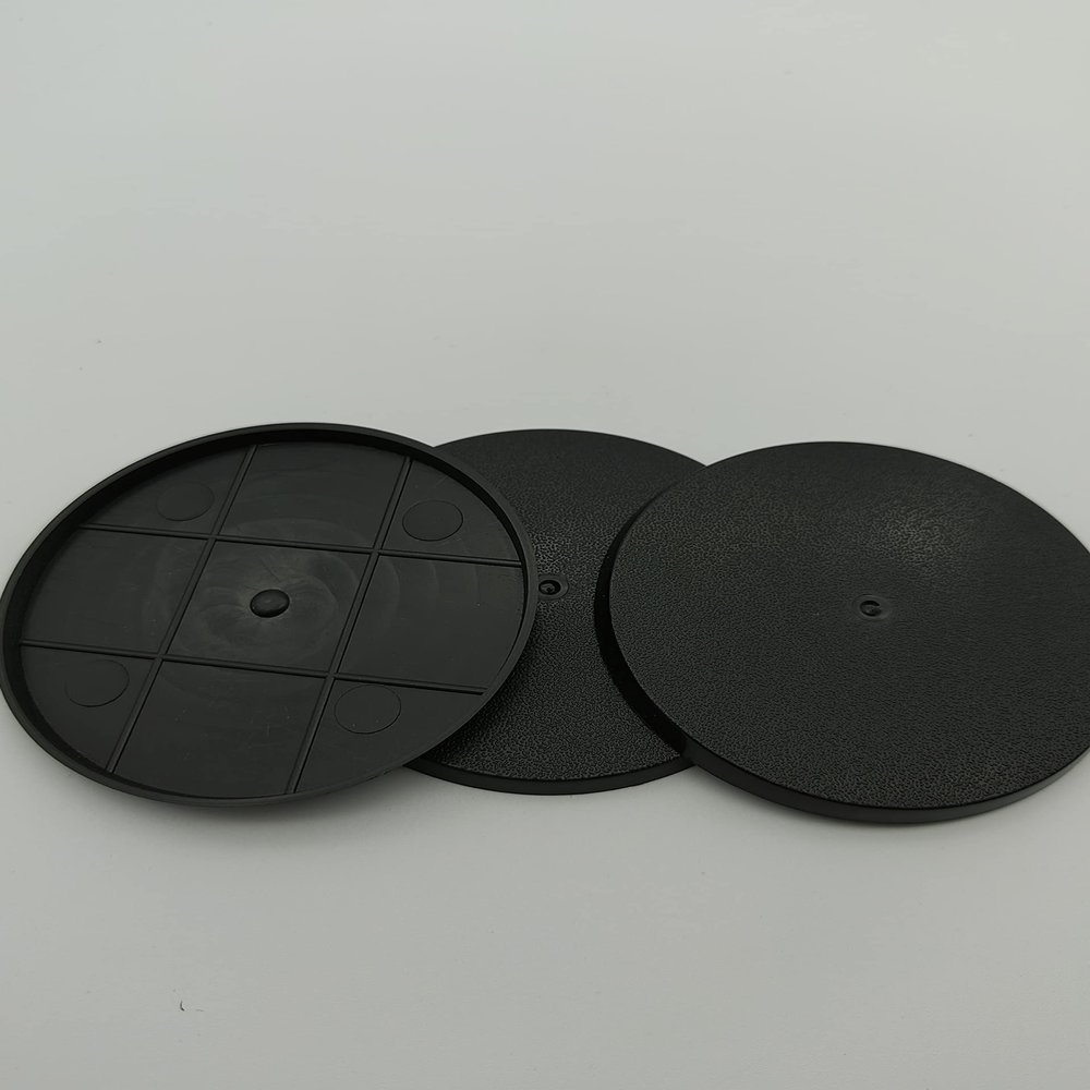 Generic Lot of 3 70mm Round Bases for Infinity, Warhammer 40k & AoS Wargames - Tabletop Game Accessory - Plastic - Unisex - Age 14+