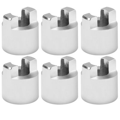 6Pack ShareGoo Brass RC Boat Drive Dog Connector Paddle Fork 3.17mm/4mm/5mm/6.35mm for RC Electric Boat Accessories (4mm)