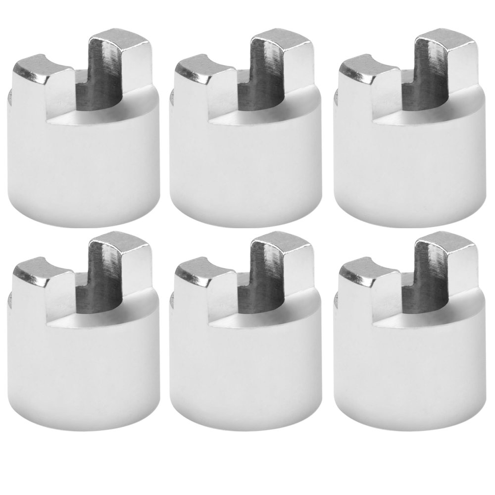 6Pack ShareGoo Brass RC Boat Drive Dog Connector Paddle Fork 3.17mm/4mm/5mm/6.35mm for RC Electric Boat Accessories (4mm)