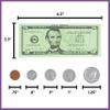 Learning Advantage Play Money Set | Bills & Coins | 100 Bills and 94 Coins | Early Math Manipulatives for Kids | Pretend Money Designed Like Real Currency view 3