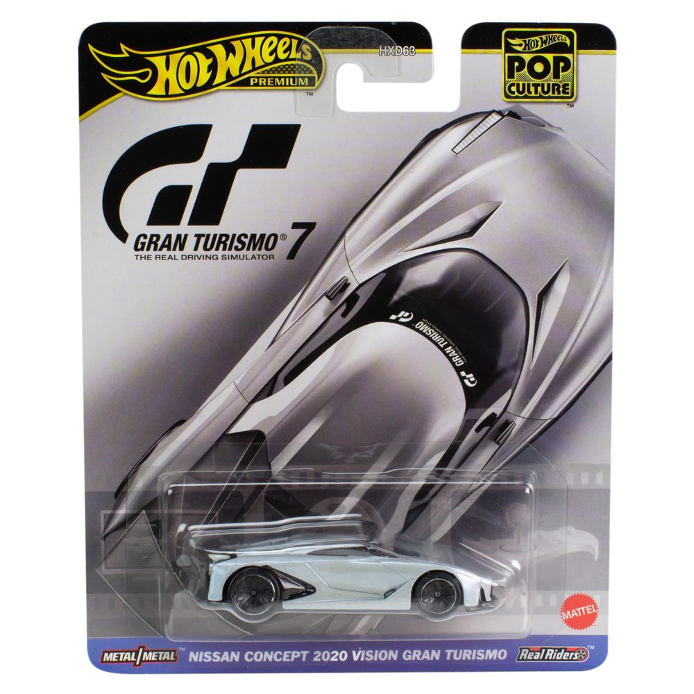 Hot Wheels Premium Pop Culture Gran Turismo 7 Nissan Concept 2020 Vision 1:64 Scale Diecast Vehicle