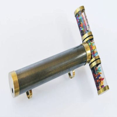 JP GAMES LTD Handmade Brass Oil Kaleidoscope - Made in Israel by Roy Cohen