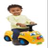 Kiddieland Sesame Street Elmo Lights & Sounds Foot-to-Floor Ride-On Toddler Push Car with Folding Handle, Ages 1236 Months, 55 lb Weight Limit view 4