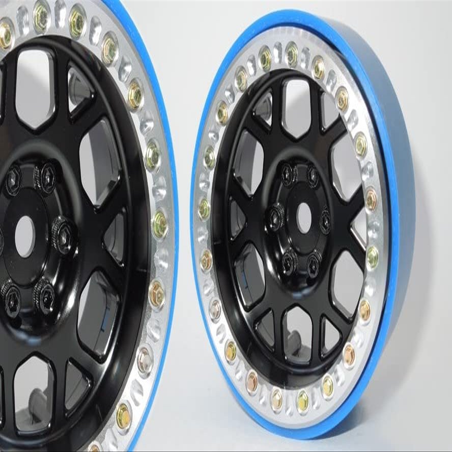 SSD RC 2.2" Boxer PL Beadlock Wheels (Black) (2)