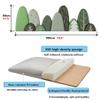 10 PCS Kids 3D Soft Bag Wall Stickers, Anti-Collision Wall Panels, Cute Soft Kindergarten Playground Green Cartoon Water-Resistant Wall mats, Easy to Install view 2
