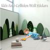 10 PCS Kids 3D Soft Bag Wall Stickers, Anti-Collision Wall Panels, Cute Soft Kindergarten Playground Green Cartoon Water-Resistant Wall mats, Easy to Install view 4