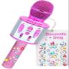 Move2Play, Kids Karaoke Microphone | Includes Stickers & Bluetooth | Kids Birthday Gift | Toy for All Ages 2, 3, 4, 5, 6+ Year Old Girls, Boys & Toddlers (White/Pink) view 1