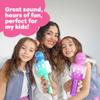 Move2Play, Kids Karaoke Microphone | Includes Stickers & Bluetooth | Kids Birthday Gift | Toy for All Ages 2, 3, 4, 5, 6+ Year Old Girls, Boys & Toddlers (White/Pink) view 3