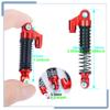 Zolikar RC Shock Absorber 56mm Dampers Aluminum Alloy Adjustable Shocks for TRX4M Upgrades 1/18 Scale RC Crawler Car Accessories, Red view 4
