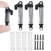 Zolikar RC Shock Absorber 56mm Dampers Aluminum Alloy Adjustable Shocks for TRX4M Upgrades 1/18 Scale RC Crawler Car Accessories, Black view 1
