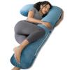 INSEN Cooling Pregnancy Pillow for Sleeping, L-Shaped for Side Sleeper view 1