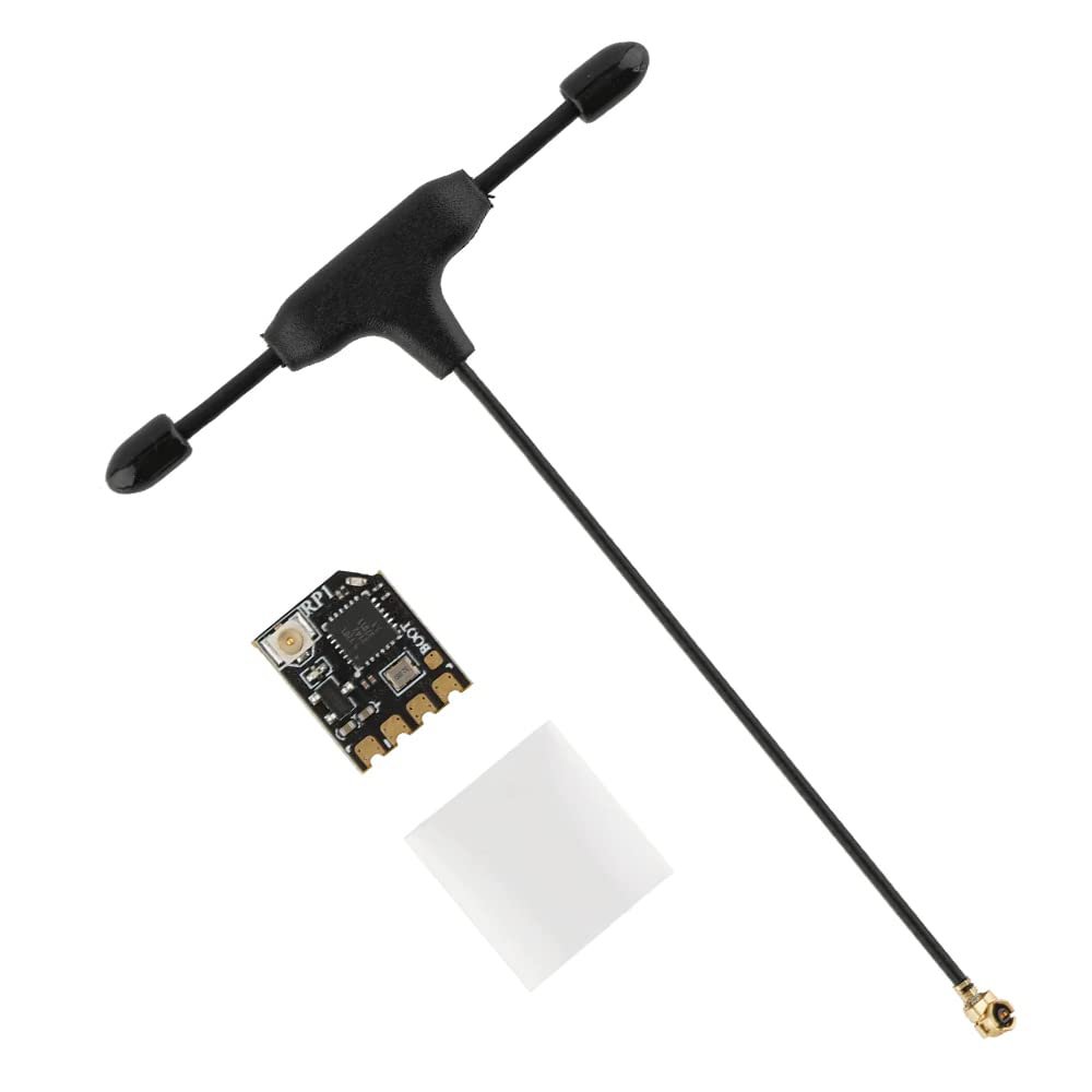 RadioMaster 2.4GHz RP1 ELRS FPV Receiver ExpressLRS Nano Receiver Come with 65mm UFL T Antenna for TX16S TX12 Zorro ELRS RC Transmitter