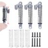 Zolikar RC Shock Absorber 56mm Dampers Aluminum Alloy Adjustable Shocks for TRX4M Upgrades 1/18 Scale RC Crawler Car Accessories, Titanium view 1