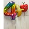 10 Pack Gaint Apples Balloons 18 Inch Cute Apples Balloons for Fruit Back to Shool Theme Birthday Party Decorations Supplies view 3