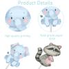 24pcs Jungle Animals Party Cupcake Toppers Decorations Jungle Safari Animal Theme Party Supplies for Zoo Wild Animal Birthday Baby Shower Supplies view 4