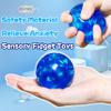 Blue Squishy Glitter Stress Balls for Kids and Adults - Stretch Stress Relief Squishy Ball, Pull and Squeeze - Squish Dough Ball Fidget Toys for Easter Basket Stuffers and Party Favors view 3