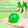 Green Squishy Glitter Stress Balls for Boys, Girls and Adults - Stretch Stress Dough Ball, Squishy Stress Ball Squeeze Fidget Toys, Squeeze Ball for Party Favors, Classroom Prizes view 3
