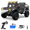 GoolRC 1/12 RC Crawler, 2.4GHz RC Truck 4WD All Terrain Off-Road Racing Vehicles with led Light, Waterproof RC Rock Crawler Car Hobby Grade Toys for Adults (Black) view 1