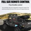 GoolRC 1/12 RC Crawler, 2.4GHz RC Truck 4WD All Terrain Off-Road Racing Vehicles with led Light, Waterproof RC Rock Crawler Car Hobby Grade Toys for Adults (Black) view 2