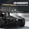 GoolRC 1/12 RC Crawler, 2.4GHz RC Truck 4WD All Terrain Off-Road Racing Vehicles with led Light, Waterproof RC Rock Crawler Car Hobby Grade Toys for Adults (Black) view 3