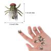 100pcs Plastic Flying, 0.59inch Fake Fly Simulated Plastics, Simulation Fake Fly Model Prank Prop Toys for Halloween, Reusable Joke Novelty April Fool Day Gag view 2