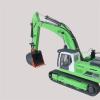 ZHIPAIJI RC Hydraulic Excavator Bucket Part, for 1/14 RC Hydraulic Excavator Conversion Kit Hydraulic Excavator Full Metal Simulation Digging Bucket Build Kit for Adults RC Hydraulic Excavator Metal A view 2