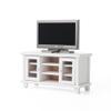 Odoria 1/12 Miniature TV Stand with Television and Remote Dollhouse Furniture Accessories, White view 2