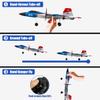 Leopmase RC Plane 4 Channel Remote Control Airplane, F-22 RC Airplane for Beginners Adult with Stunt Flying Xpilot Stabilization System & Aerobatic, Two Batteries, Gift Toy for Kids view 3