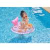 Baby Swimming Float Inflatable Baby Mermaid Swim Ring with Seat and Handle,Children Waist Float Ring Pool Floats Toys Fun Water Raft Lounge Party Supplies for Toddler 3 Years up Under 55lb view 3
