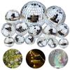 14 PCS 1.18inch 1.57inch 1.97inch 2.36inch Disco Ball Cake Decoration Ornaments Reflective Mirror Ball Cake Decoration 70s Disco Themed Party Christmas Tree Decoration view 1