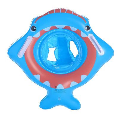Baby Swimming Float Inflatable Baby Shark Swim Ring with Seat and Handle,Children Waist Float Ring Pool Floats Toys Fun Water Raft Lounge Party Supplies for Toddler 3 Years and upUnder 55lb