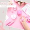 Wettarn 24 Pcs 2.8 Inch Breast Cancer Awareness Pink Ribbon Stress Balls Gifts Bulk for Breast Awareness Gifts Accessories Stress Relief Decorations for Women (Heart Style) view 4