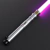 CVCBSER Smooth Swing Light Saber, Motion Control 12 Sound Fonts and 16 RGB Infinite Color Changing, Premium Metal Hilt Lightsaber for Adults Gift view 1