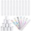 AMOR PRESENT Slap Bracelets Bulk, 64PCS White Slap Bracelets DIY Wrist Band Blank Snap Band for Kids Birthday Party Favors School Crafts Christmas Halloween Party Bag Fillers view 1