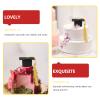 Abaodam 10Pcs Mini Graduation Caps with Tassels Graduation Hat Cupcake Picks Doctoral Caps Ornaments Grad Party Table Decors view 3