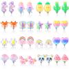 Bonuci 16 Pairs Kids Clip on Earrings for Girls,Cute Style view 1