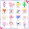 Bonuci 16 Pairs Kids Clip on Earrings for Girls,Cute Style view 3