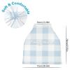 Personalized Baby Car Seat Cover for Babies, Custom Name Baby Car Seats Canopy for Boys Girls, Nursing Breastfeeding Stroller Covers for Infant Newborn, Shower Gift (Blue Plaid) view 2