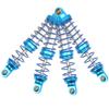 4Pcs Vgoohobby Metal Shocks Absorber Adjustable Dampers Compatible with Axial SCX10 Traxxas TRX4 D90 90046 Redcat Gen7 1/10 RC Crawler Car (Blue,80mm) view 4