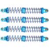 4Pcs Vgoohobby Metal Shocks Absorber Adjustable Dampers Compatible with Axial SCX10 Traxxas TRX4 D90 90046 Redcat Gen7 1/10 RC Crawler Car (Blue,100mm) view 3