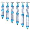 4Pcs Vgoohobby Metal Shocks Absorber Adjustable Dampers Compatible with Axial SCX10 Traxxas TRX4 D90 90046 Redcat Gen7 1/10 RC Crawler Car (Blue,110mm) view 2