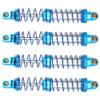 4Pcs Vgoohobby Metal Shocks Absorber Adjustable Dampers Compatible with Axial SCX10 Traxxas TRX4 D90 90046 Redcat Gen7 1/10 RC Crawler Car (Blue,90mm) view 1