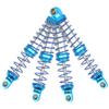 4Pcs Vgoohobby Metal Shocks Absorber Adjustable Dampers Compatible with Axial SCX10 Traxxas TRX4 D90 90046 Redcat Gen7 1/10 RC Crawler Car (Blue,90mm) view 3