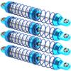 4Pcs Vgoohobby Metal Shocks Absorber Adjustable Dampers Compatible with Axial SCX10 Traxxas TRX4 D90 90046 Redcat Gen7 1/10 RC Crawler Car (Blue,90mm) view 4