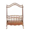 Melody Jane Dolls Houses Dollhouse Victorian Cot Crib Walnut 1:24 Scale Half Inch JBM Nursery Furniture view 1
